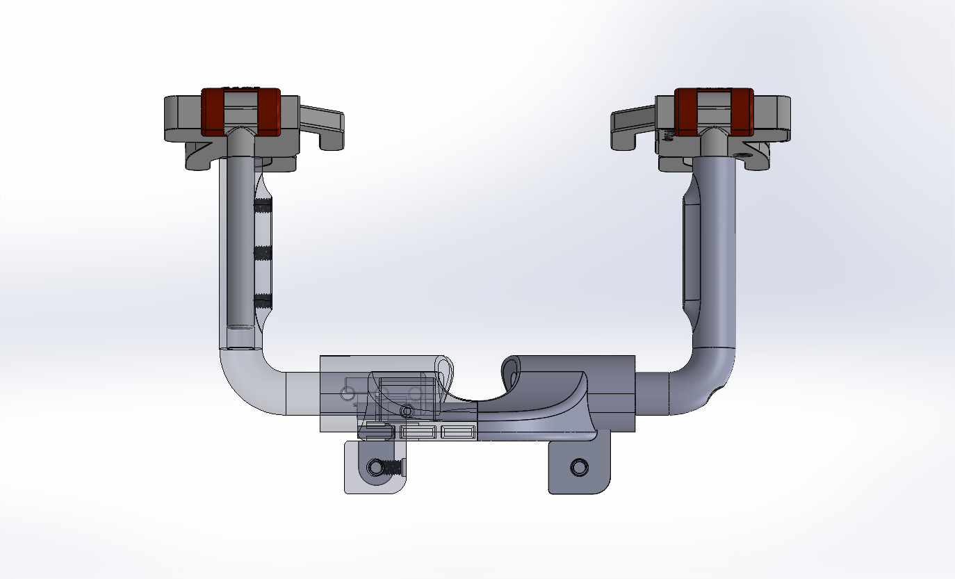 U-Clamp rear elevation view
